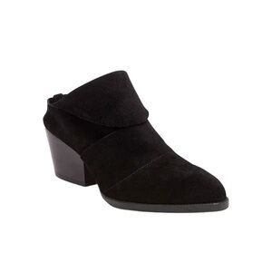 Steven by Steve Madden Shila Black Suede Leather Mules 8.5